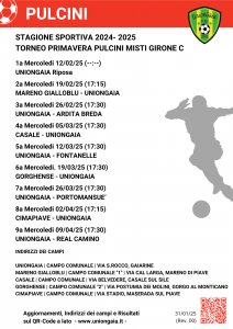 2024-25 UG PULCINI Torneo Primavera